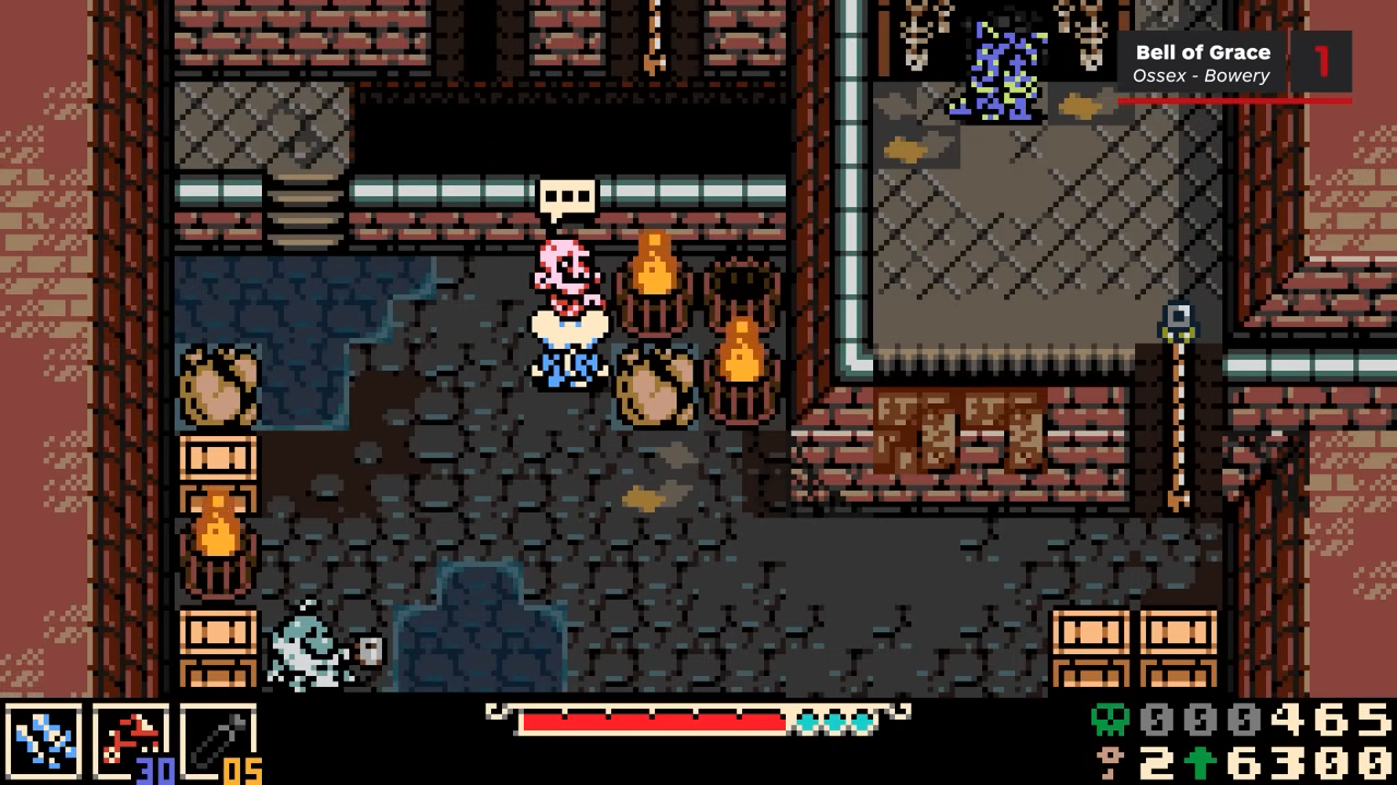 Bell of Grace trinket reward in Mina the Hollower after helping Frayed