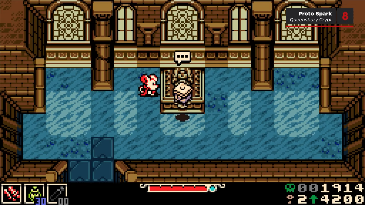Proto Spark reward after completing the Duke quest in Queensberry Crypt in Mina the Hollower
