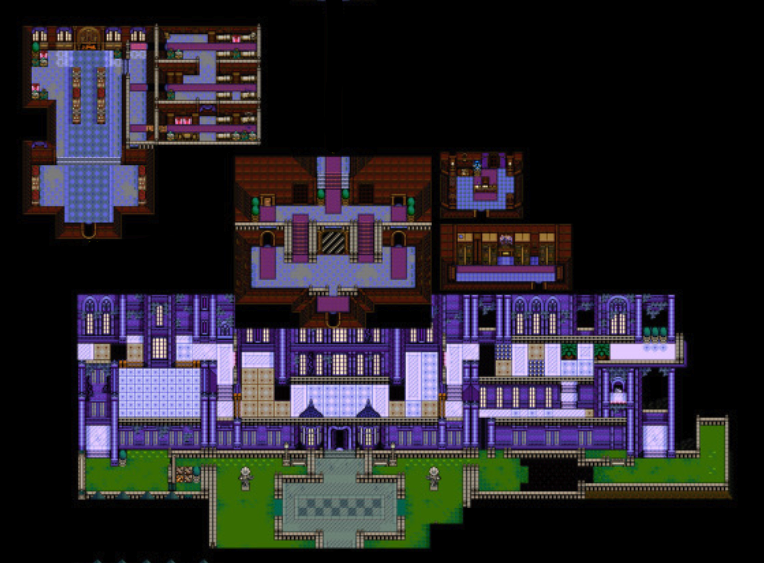 Radiant Manor Foyer Map map